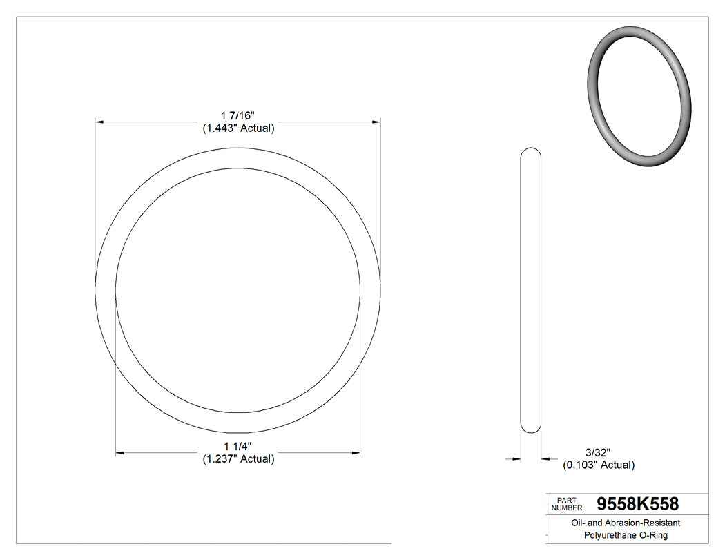 Technical drawing - 9558K558
